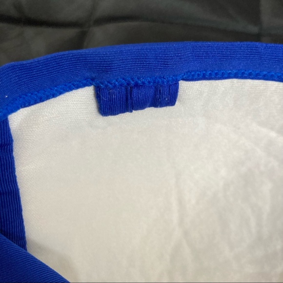 Navy blue crochet one piece bathing suit - Picture 12 of 14